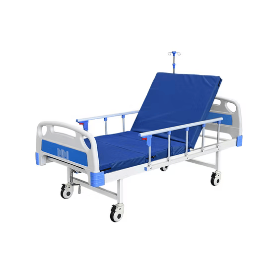Cost-Effective-Manual-One-Function-Clinic-Patient-Medical-Hospital-Bed-for-Normal-Ward