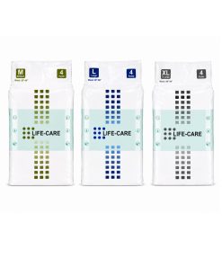 Adult Diapers – 4's Pack (Life Care)