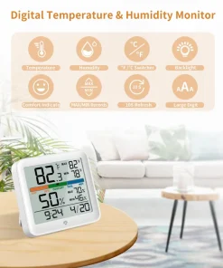 DIGITAL TEMPERATURE AND HUMIDITY MONITOR