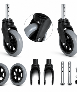 FRONT WHEEL FOR WHEELCHAIR ( FULL SET )