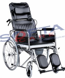 Full-Option Commode Wheelchair FS609GCU