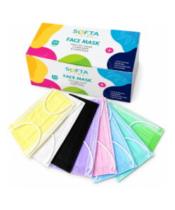 Face Mask Surgical Softa Earloop, 50's ( Mix Colour )