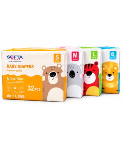 Ultra-Thin Baby Diapers – 32 PCS