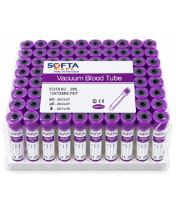 Blood Collection Tube – K3EDTA, Plastic Vacutainer, 2 mL