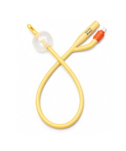 Foley Balloon Catheter – Rubber, 2-Way, Silicon Coated