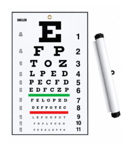 Eye Chart Sheet – 56 cm × 27 cm